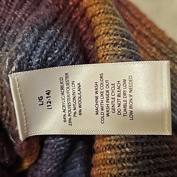 Beach lunch lounge collection multi color sweater ladies large great condition - Picture 5 of 12